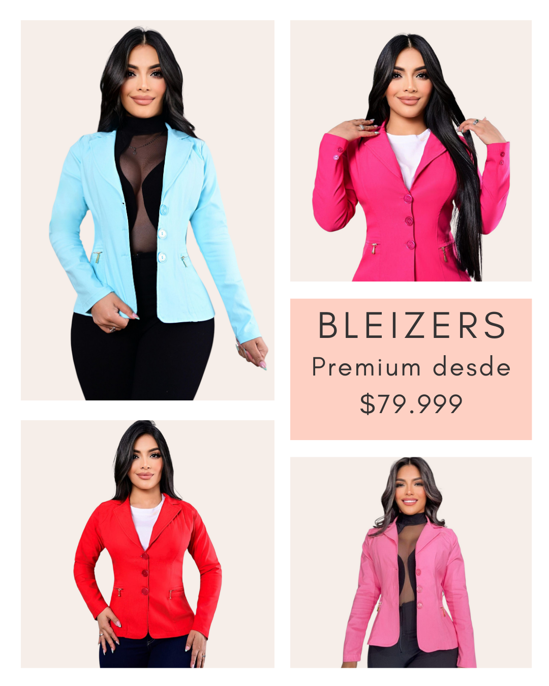 Blazer de 3 Botones – Sastrería Femenina, Estilo y Ajuste Perfecto